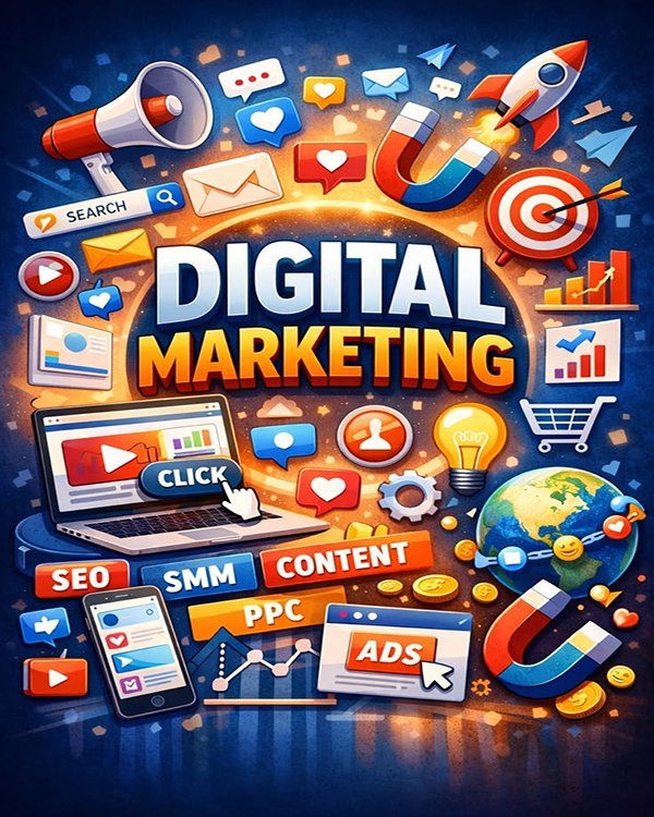 Online digital marketing training in Bangalore with practical SEO, social media marketing, and Google Ads learning